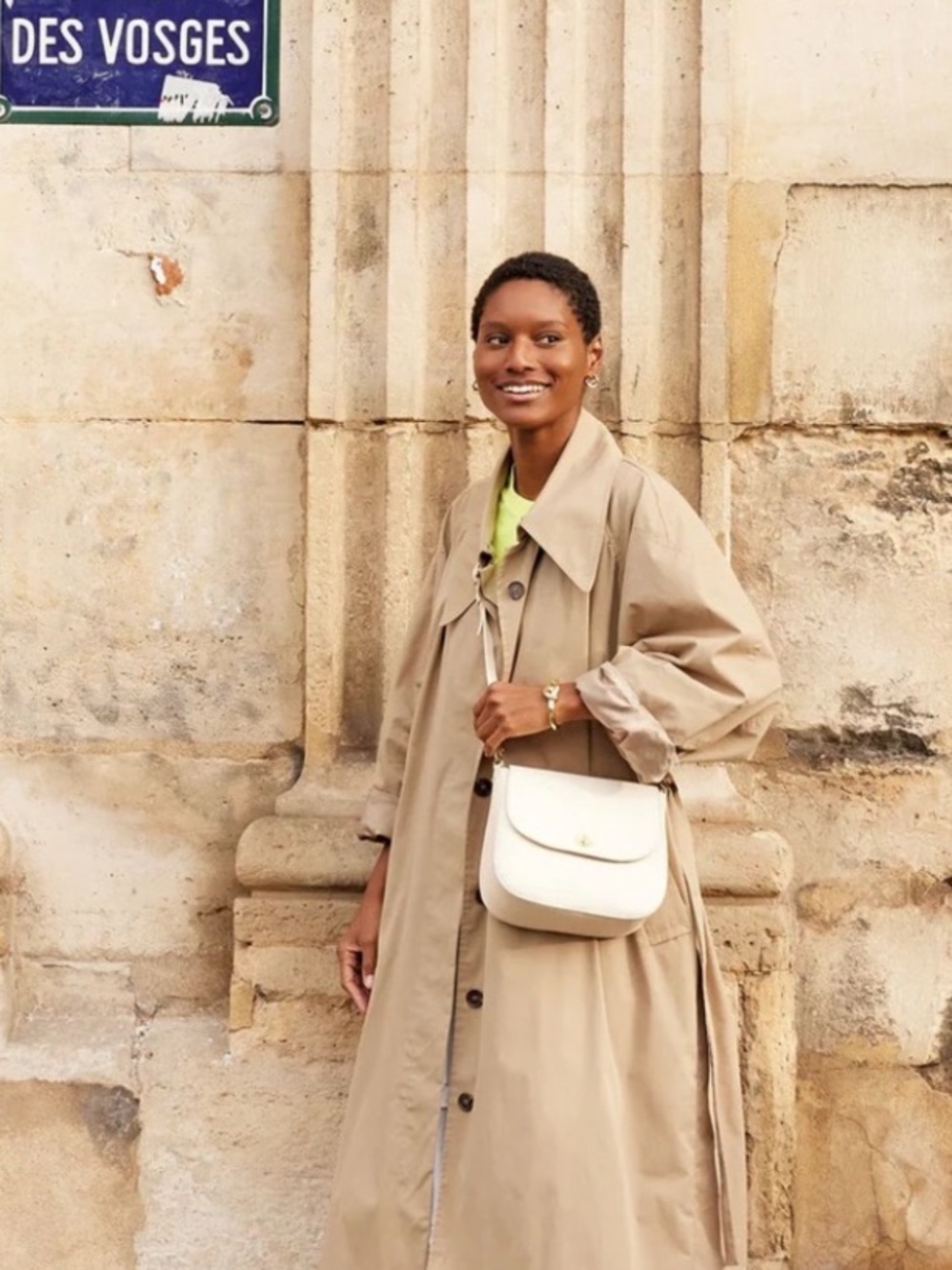 Clare V Louis Turnlock Purse. White